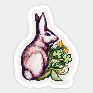 Ostara Bunny Sticker